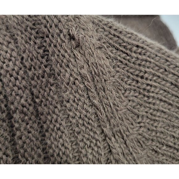 Berretti Women's Made in Italy Wool Blend Long Open Boho Sweater Size Medium - Picture 3 of 16